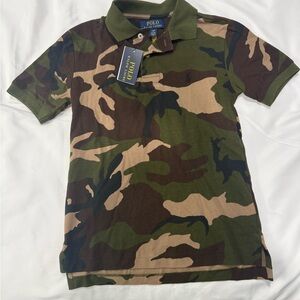 Polo by Ralph Lauren Boys' Camo Polo - Green/Brown/Black